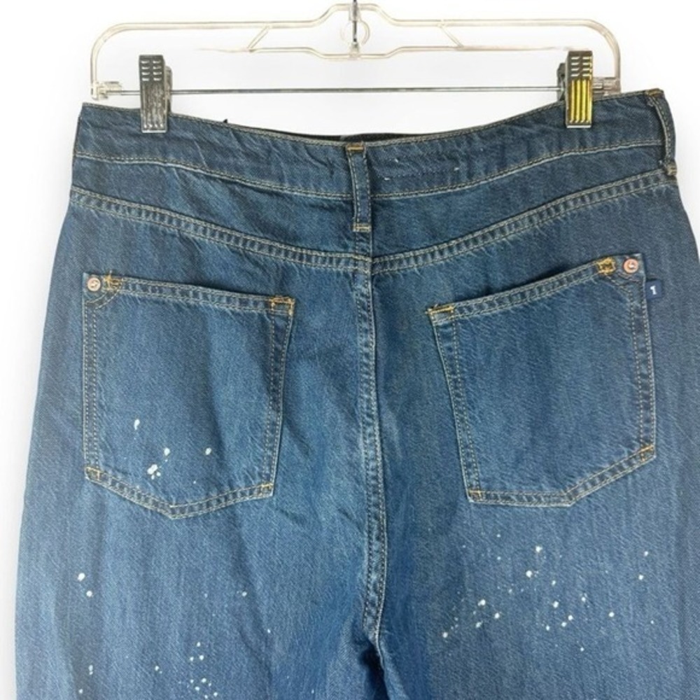 Pilcro Anthropologie The Annie High Rise Wide Leg Jeans Womens Size 30 Organic - Picture 16 of 16